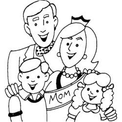 Раскраска: семья (Персонажи) #95092 - Бесплатные раскраски для печати