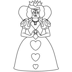 Раскраска: королева (Персонажи) #106247 - Бесплатные раскраски для печати