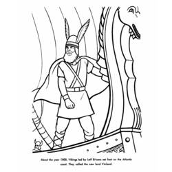 Раскраска: викинг (Персонажи) #149400 - Бесплатные раскраски для печати