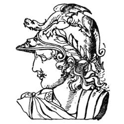 Раскраска: Римская мифология (Боги и богини) #110089 - Бесплатные раскраски для печати