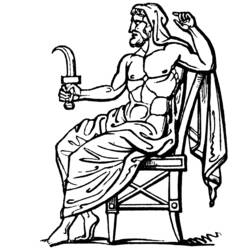 Раскраска: Римская мифология (Боги и богини) #110149 - Бесплатные раскраски для печати