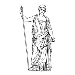 Раскраска: Римская мифология (Боги и богини) #110164 - Бесплатные раскраски для печати
