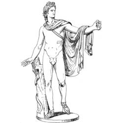 Раскраска: Римская мифология (Боги и богини) #110188 - Бесплатные раскраски для печати