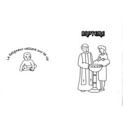 Раскраска: крещение (Праздники и особые случаи) #57572 - Бесплатные раскраски для печати