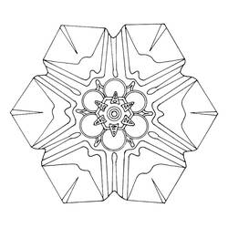 Раскраска: Flocon Mandalas (мандалы) #117631 - Бесплатные раскраски для печати