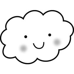 Раскраска: облако (природа) #157325 - Бесплатные раскраски для печати