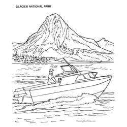 Раскраска: озеро (природа) #166141 - Бесплатные раскраски для печати