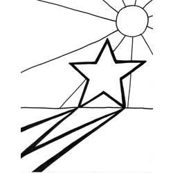 Раскраска: звезда (природа) #156080 - Бесплатные раскраски для печати