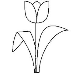 Раскраска: тюльпан (природа) #161668 - Бесплатные раскраски для печати