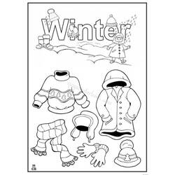 Раскраска: Зимний сезон (природа) #164723 - Бесплатные раскраски для печати