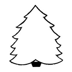 Раскраска: Новогодняя елка (объекты) #167577 - Бесплатные раскраски для печати