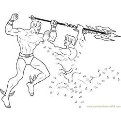 Раскраска: Аквамэн (Супер герой) #85087 - Бесплатные раскраски для печати