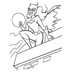 Раскраска: Batgirl (Супер герой) #77728 - Бесплатные раскраски для печати