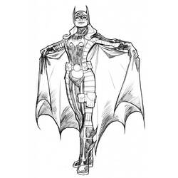 Раскраска: Batgirl (Супер герой) #77823 - Бесплатные раскраски для печати