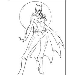 Раскраска: Batgirl (Супер герой) #77908 - Бесплатные раскраски для печати