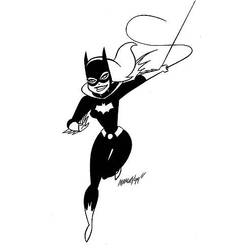 Раскраска: Batgirl (Супер герой) #77994 - Бесплатные раскраски для печати