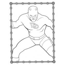 Раскраска: смельчак (Супер герой) #78233 - Бесплатные раскраски для печати
