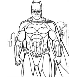 Раскраска: Super Heroes DC Comics (Супер герой) #80145 - Бесплатные раскраски для печати