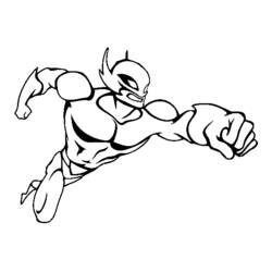 Раскраска: Marvel Superhero (Супер герой) #79819 - Бесплатные раскраски для печати
