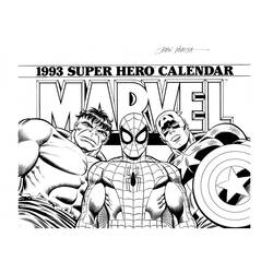 Раскраска: Marvel Superhero (Супер герой) #79937 - Бесплатные раскраски для печати