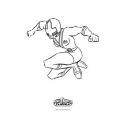 Раскраска: Могучие Рейнджеры (Супер герой) #49990 - Бесплатные раскраски для печати