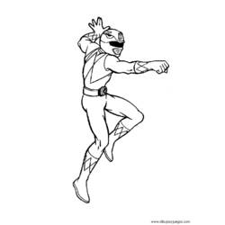 Раскраска: Могучие Рейнджеры (Супер герой) #50008 - Бесплатные раскраски для печати