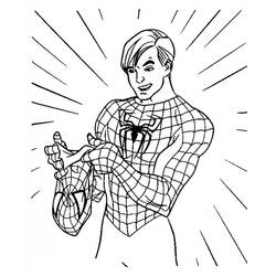 Раскраска: человек-паук (Супер герой) #78645 - Бесплатные раскраски для печати