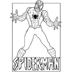 Раскраска: человек-паук (Супер герой) #78730 - Бесплатные раскраски для печати