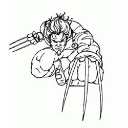 Раскраска: X-Men (Супер герой) #74345 - Бесплатные раскраски для печати