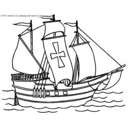 Раскраска: Лодка / Корабль (транспорт) #137476 - Бесплатные раскраски для печати