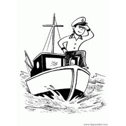 Раскраска: Лодка / Корабль (транспорт) #137552 - Бесплатные раскраски для печати