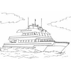 Раскраска: Лодка / Корабль (транспорт) #137673 - Бесплатные раскраски для печати