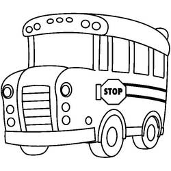 Раскраска: Автобус / Тренер (транспорт) #135388 - Бесплатные раскраски для печати
