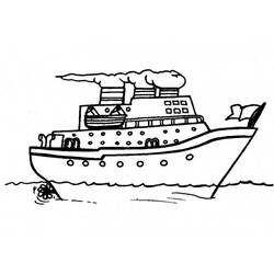 Раскраска: Пассажирское судно / Круизный лайнер (транспорт) #140685 - Бесплатные раскраски для печати