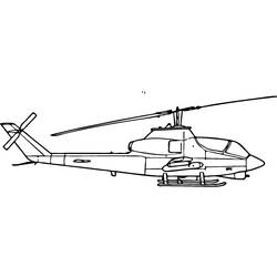 Раскраска: вертолет (транспорт) #136212 - Бесплатные раскраски для печати