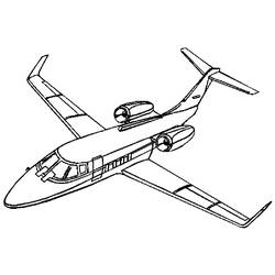 Раскраска: самолет (транспорт) #134779 - Бесплатные раскраски для печати