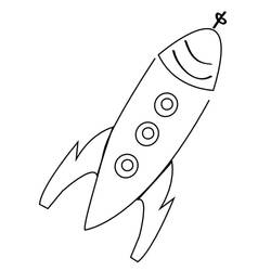 Раскраска: ракета (транспорт) #140055 - Бесплатные раскраски для печати