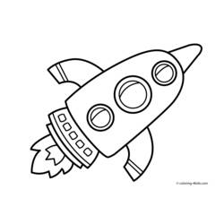 Раскраска: ракета (транспорт) #140272 - Бесплатные раскраски для печати