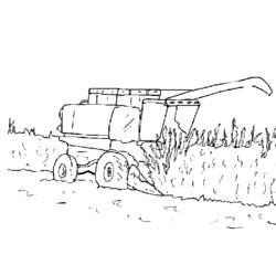 Раскраска: трактор (транспорт) #141947 - Бесплатные раскраски для печати