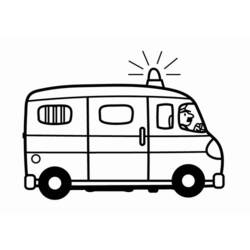 Раскраска: фургон (транспорт) #145119 - Бесплатные раскраски для печати