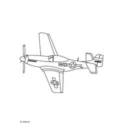 Раскраска: Военный самолет (транспорт) #141096 - Бесплатные раскраски для печати