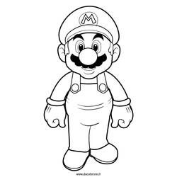 Раскраска: Super Mario Bros (Видео игры) #153604 - Бесплатные раскраски для печати