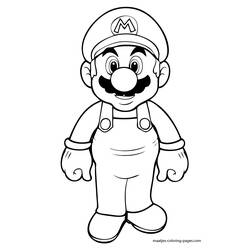 Раскраска: Super Mario Bros (Видео игры) #153629 - Бесплатные раскраски для печати