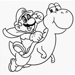 Раскраска: Super Mario Bros (Видео игры) #153719 - Бесплатные раскраски для печати