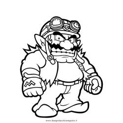 Раскраска: Super Mario Bros (Видео игры) #153781 - Бесплатные раскраски для печати